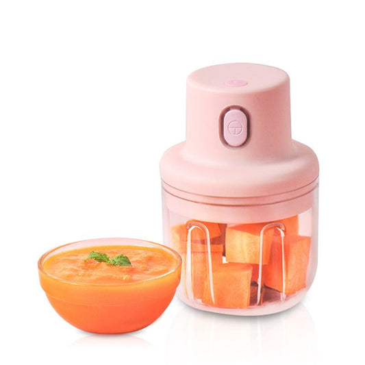 Electric Mini Food Chopper – One-Touch USB Rechargeable Vegetable & Garlic Chopper
