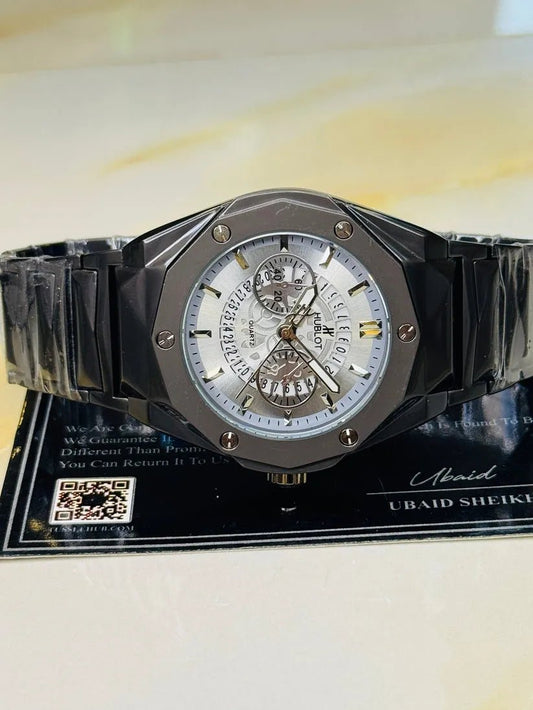 New Stylish Hublot Black Prism Watch - ECOUNS