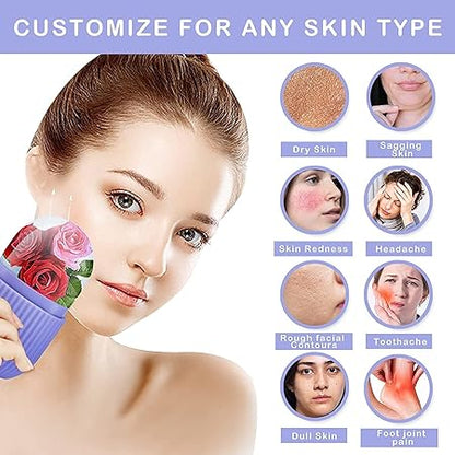 Ice Roller Facial Massager – Reusable Cooling Beauty Tool for Face & Skin