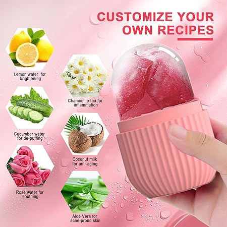 Ice Roller Facial Massager – Reusable Cooling Beauty Tool for Face & Skin