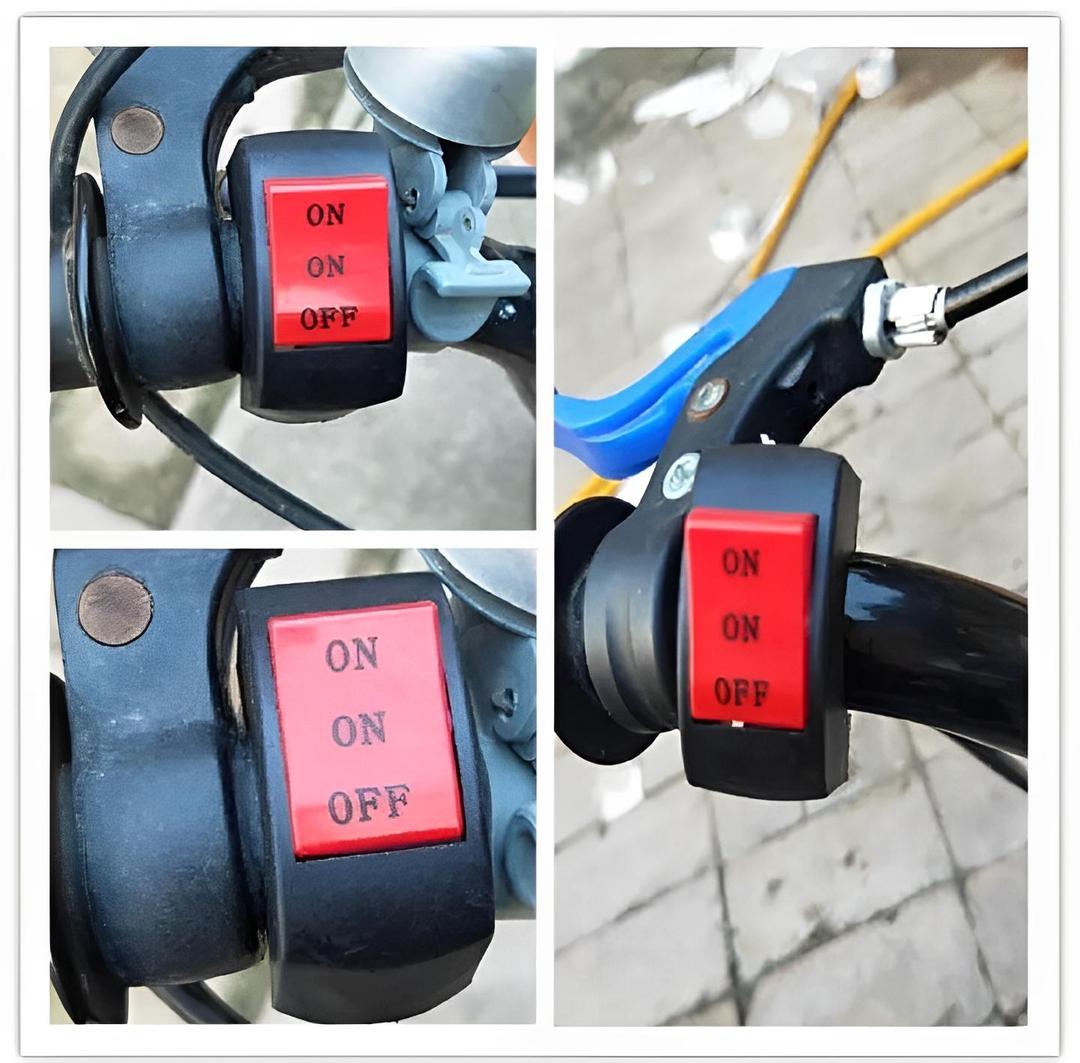 Black On/Off Grip Button for Motorbikes Pakistan