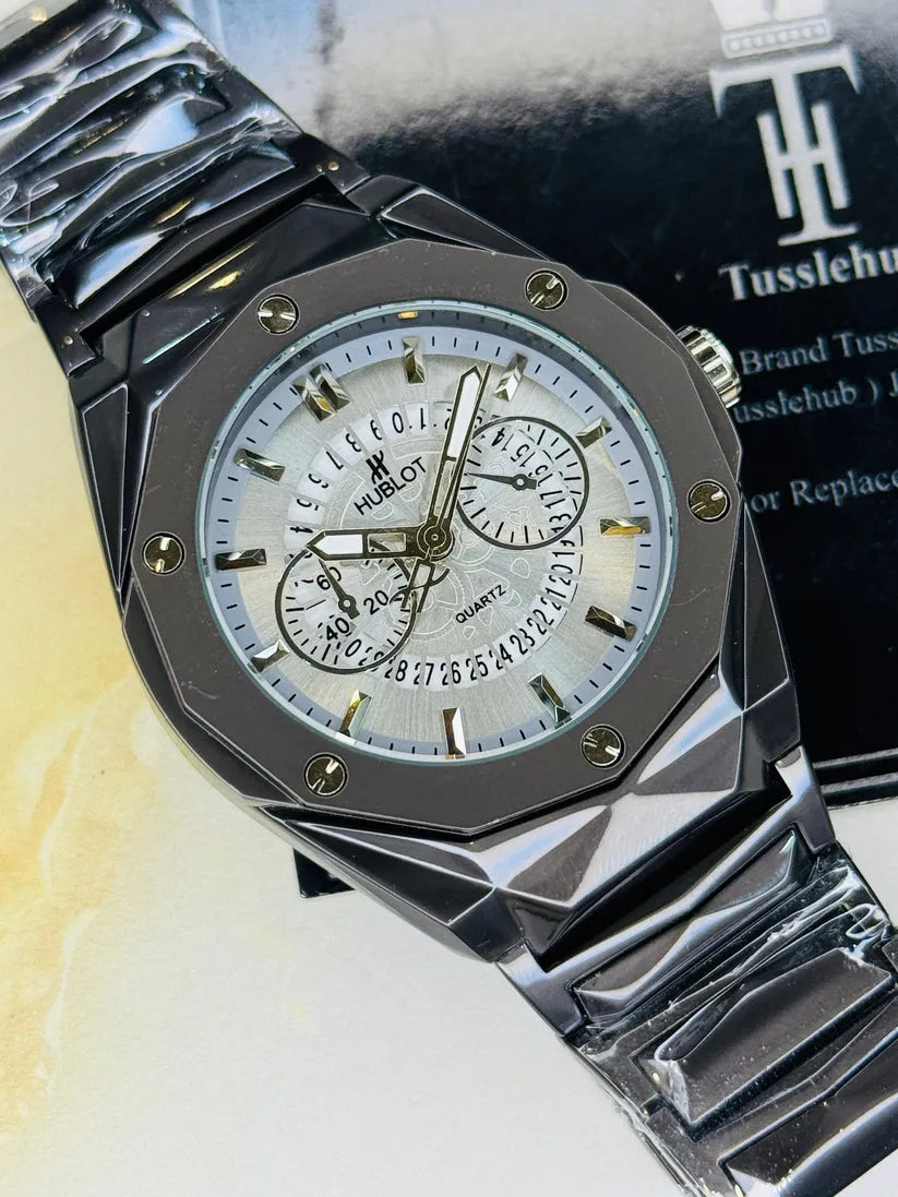 Hublot Black Prism Watch side angle