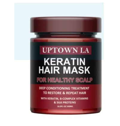 Uptown LA Keratin Hair Mask | Intensive Hair Repair & Deep Conditioning Treatment | 500ml