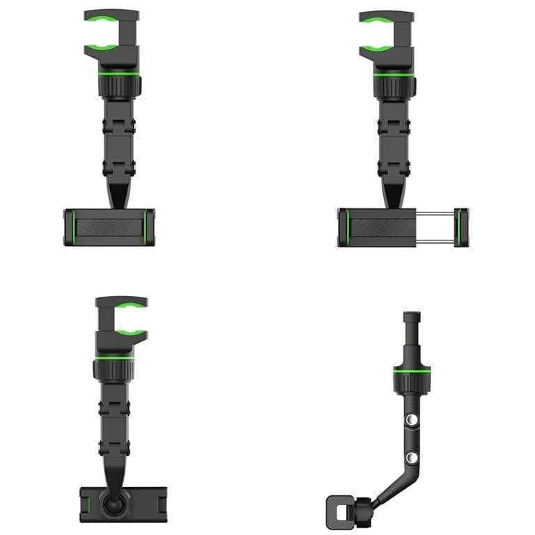 Adjustable Black Mobile Phone Holder for Home & Office - ECOUNS