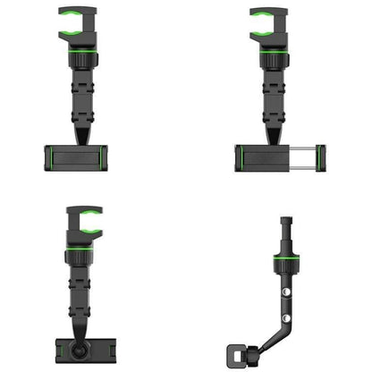 Adjustable Black Mobile Phone Holder for Home & Office - ECOUNS