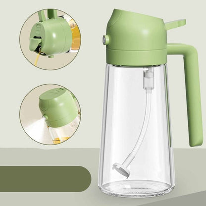 2-in-1 Oil Spray Bottle – Kitchen Cooking Oil Sprayer & Dispenser