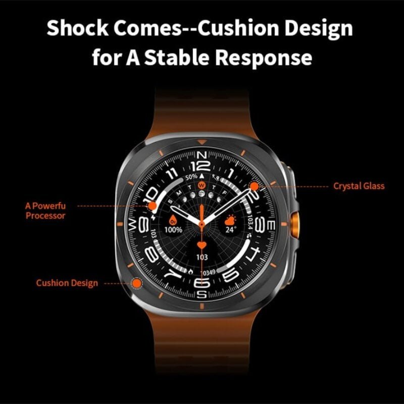 TF7 Ultra Smart Watch | Metal Body, AMOLED Display, Bluetooth Calling, Fitness & Health Tracker - ECOUNS