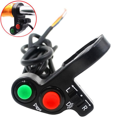 Universal Motorcycle Handlebar Switch for Horn, Light, and Turn Signal Control - ECOUNS
