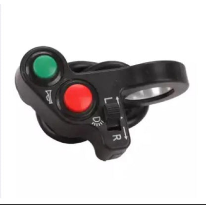 Universal Motorcycle Handlebar Switch for Horn, Light, and Turn Signal Control - ECOUNS