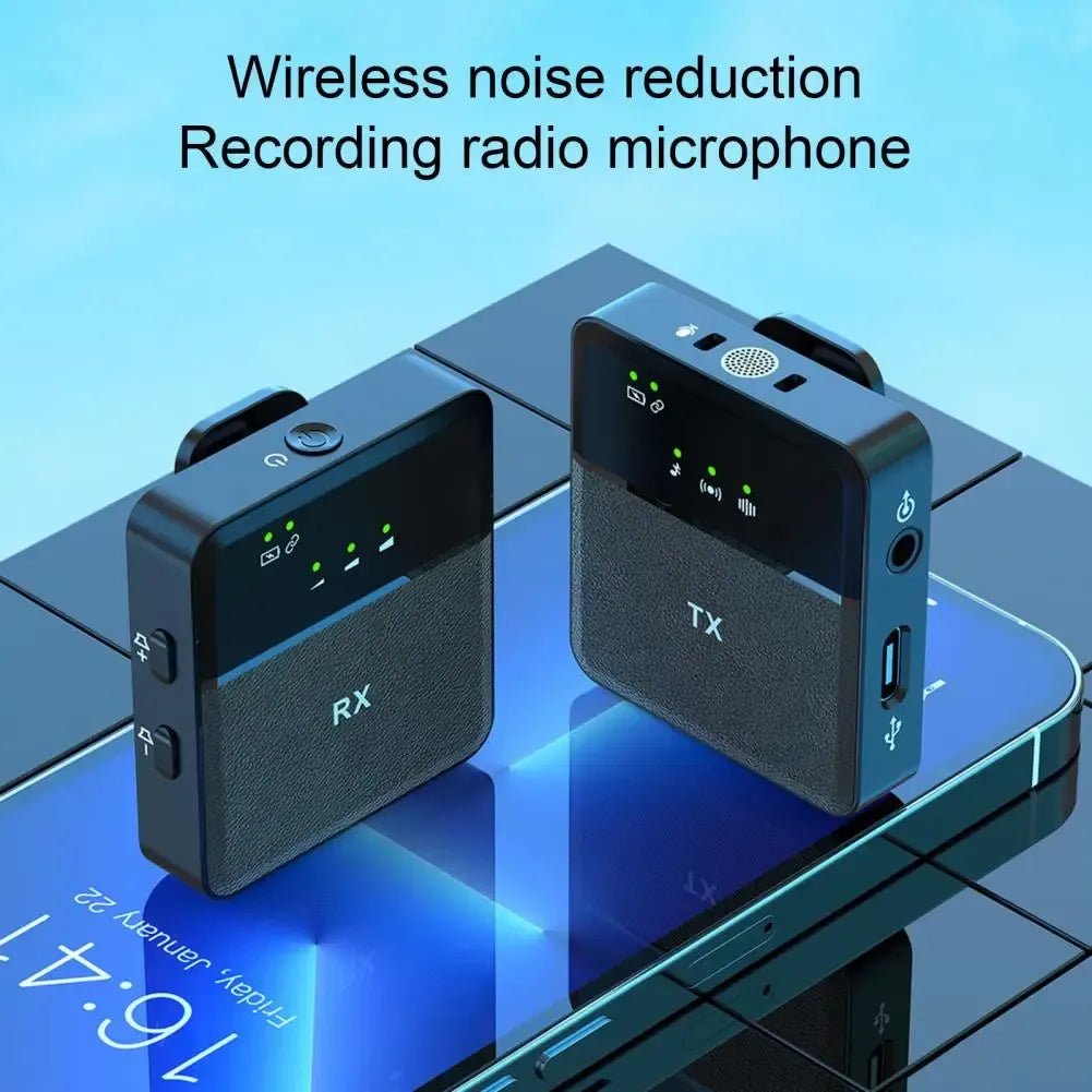 Wireless Lavalier Microphone with DSP Noise Reduction - ECOUNS